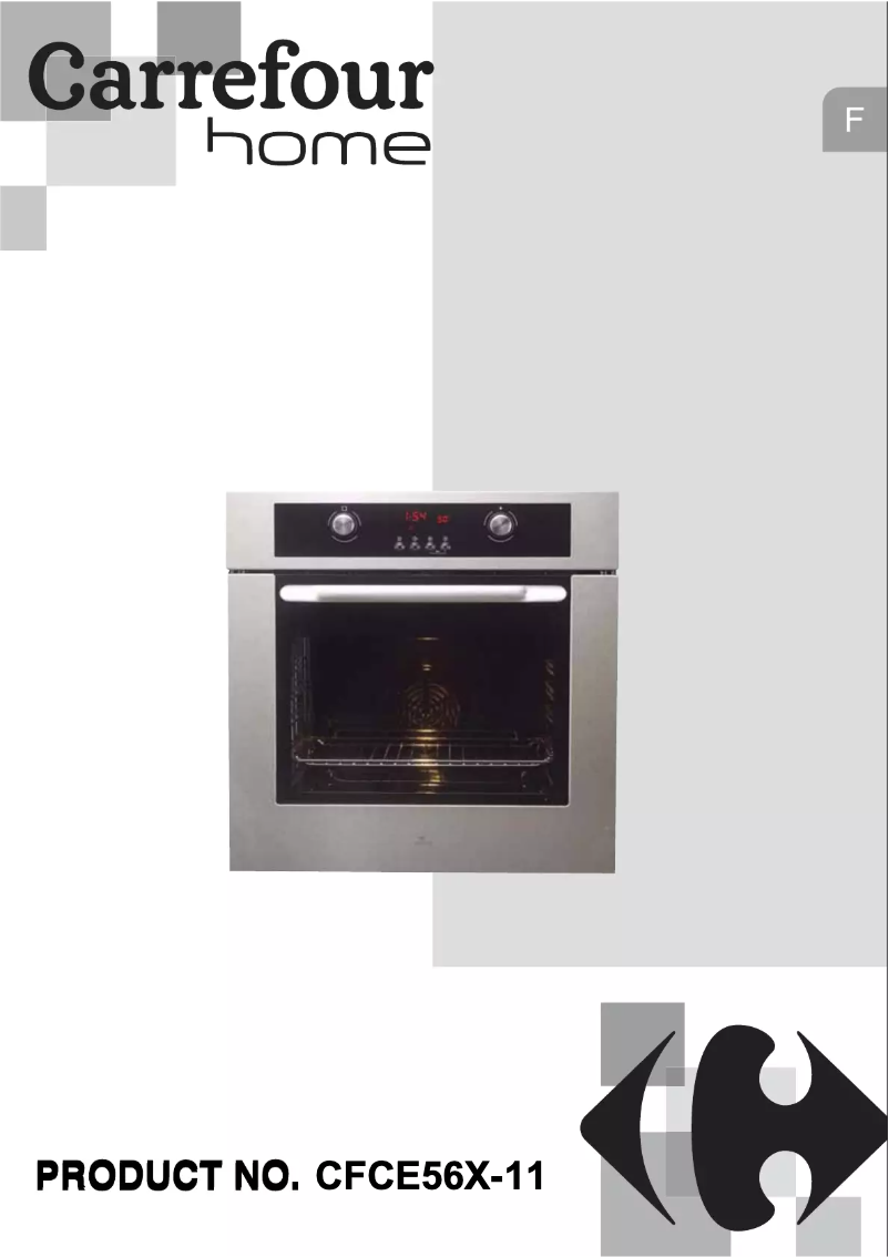 Page 1 de la notice Manuel utilisateur Carrefour Home CFCE56X-11