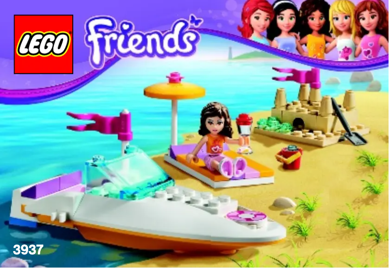 Page 1 de la notice Manuel utilisateur Lego Olivia's Speedboat