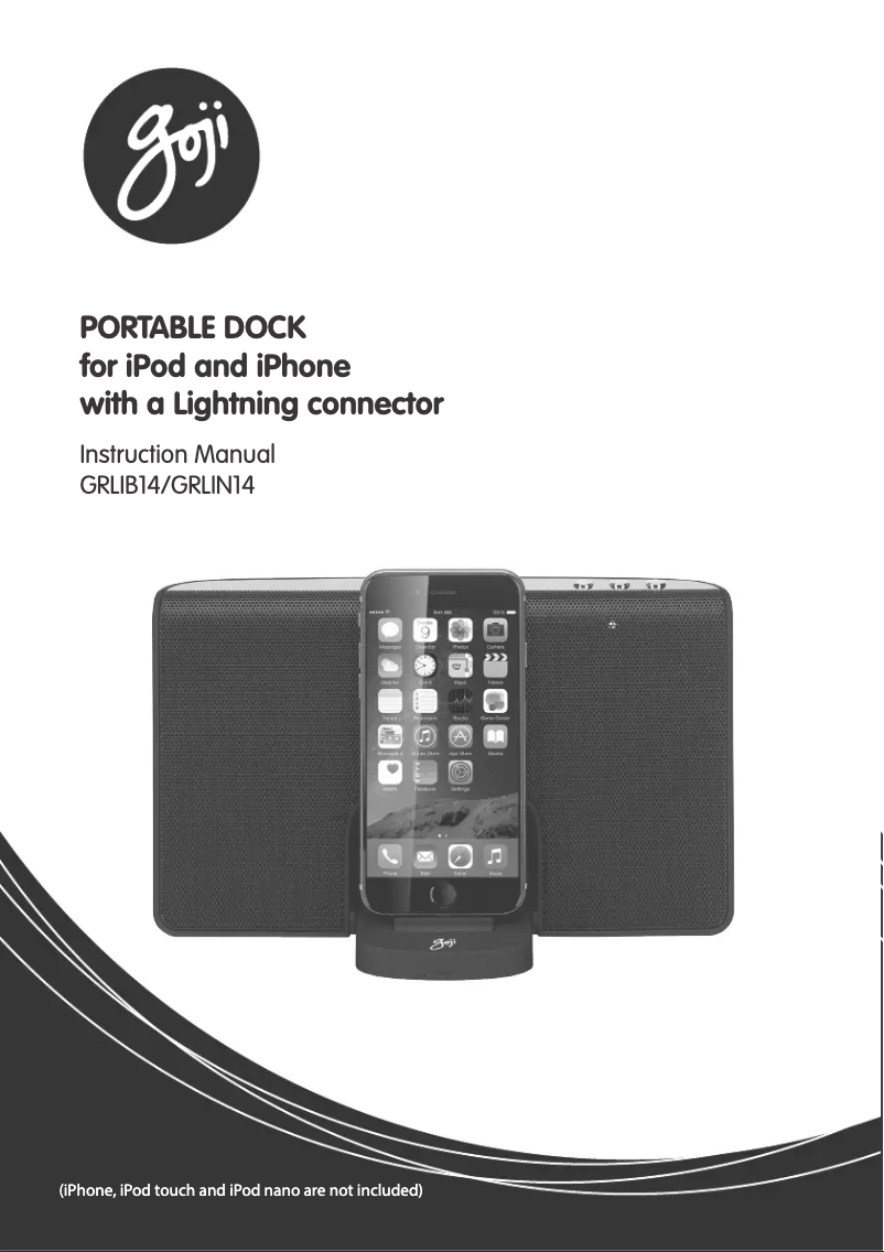Page n°1 - Manuel utilisateur Goji GRLIN14