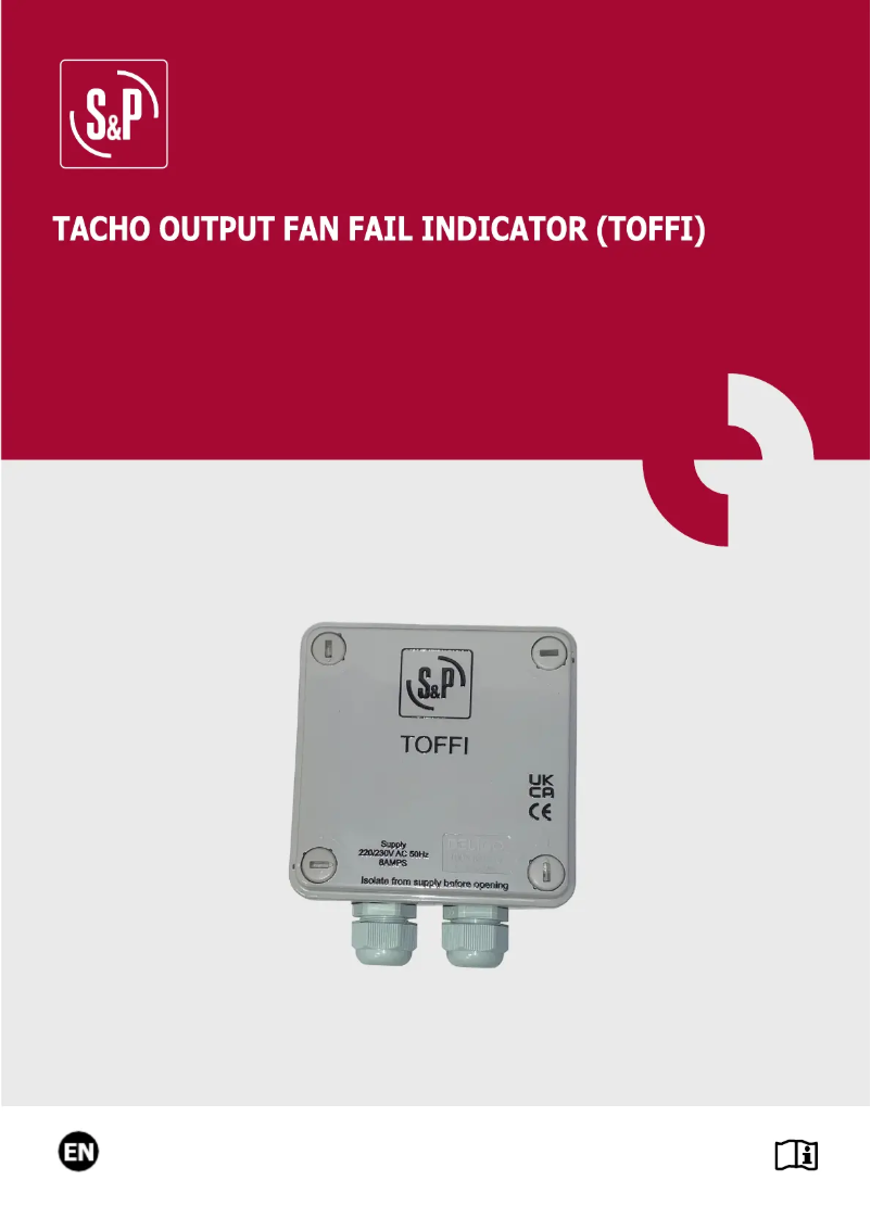 Page 1 de la notice Manuel utilisateur Soler & Palau TOFFI