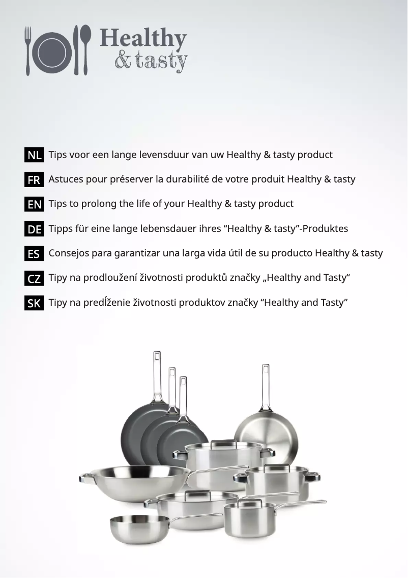 Página 1 del manual Manual de usuario Healthy & Tasty HT2004