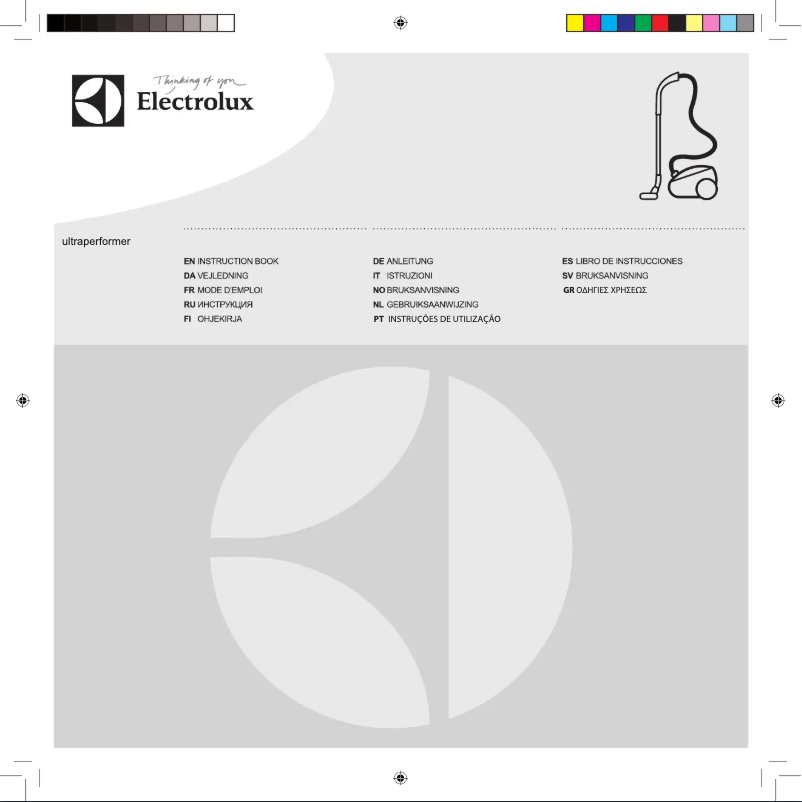 Page n°1 - Manuel utilisateur Electrolux Ultraperformer ZUP3810