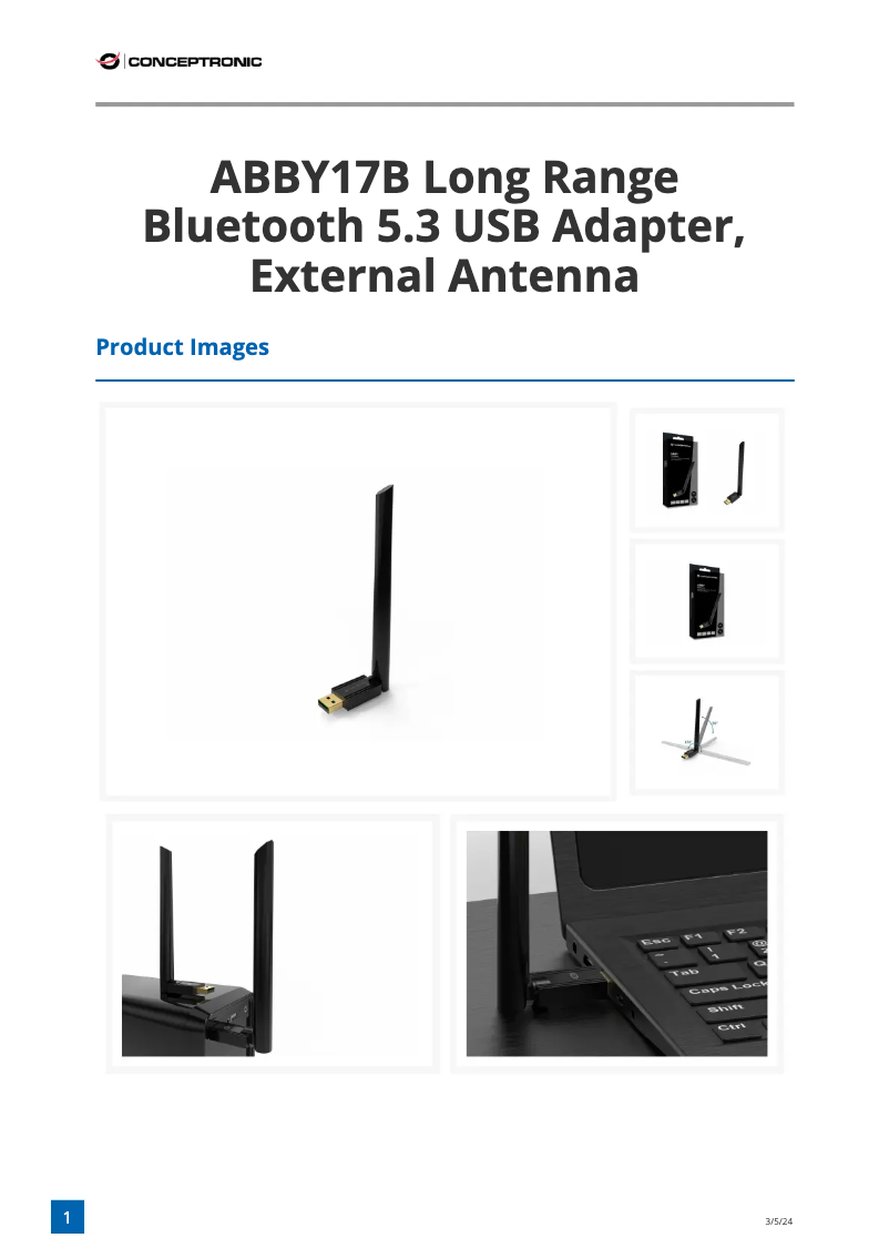 Image de la première page du manuel de l'appareil ABBY17B