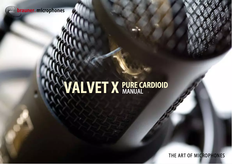 Página 1 del manual Manual de usuario Brauner Valvet