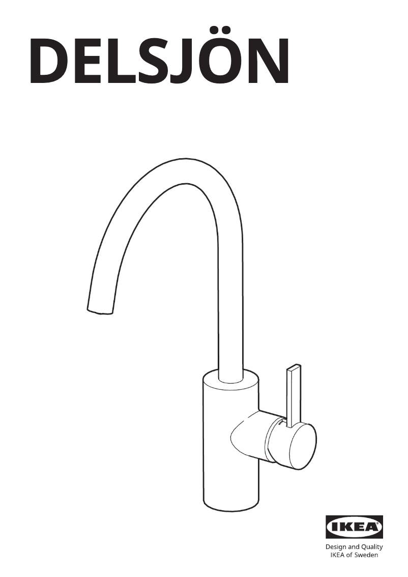 Imagen de la primera página del manual del dispositivo DELSJÖN 004.887.98