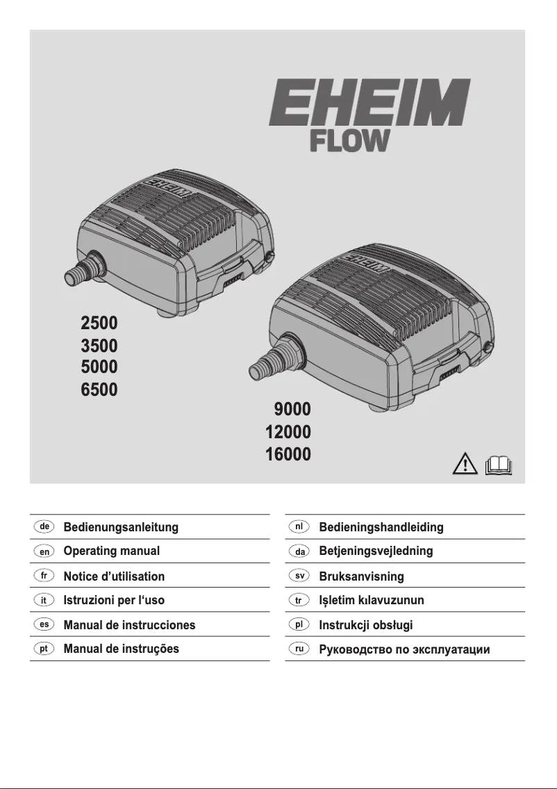Page n°1 - Manuel utilisateur Eheim Flow 2500
