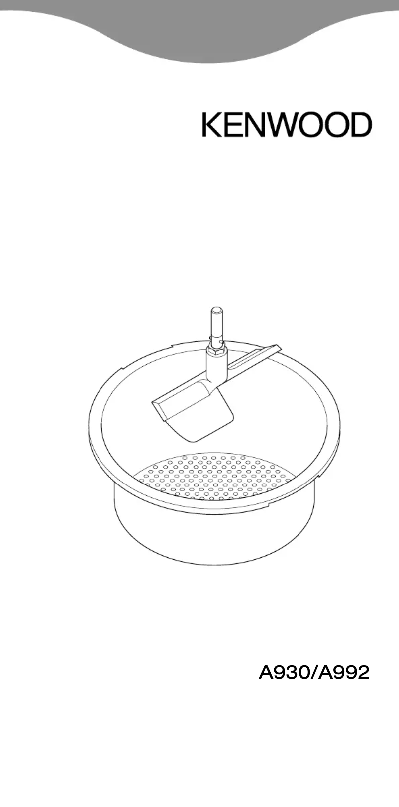 Page 1 de la notice Manuel utilisateur Kenwood AT930