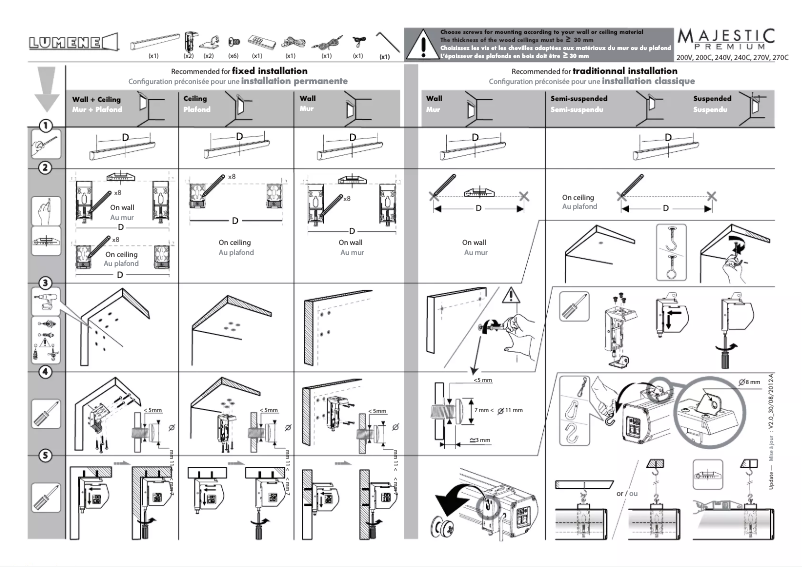 Image de la première page du manuel de l'appareil Majestic HD 240C