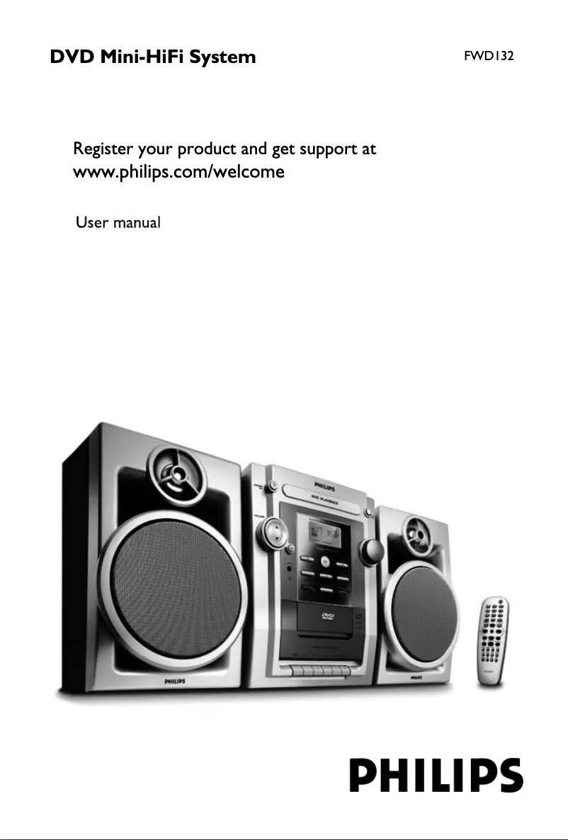 Página 1 del manual Manual de usuario Philips FWD132