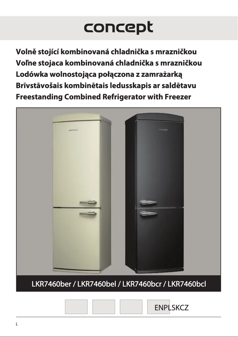 Image de la première page du manuel de l'appareil Retro LKR7460BCL