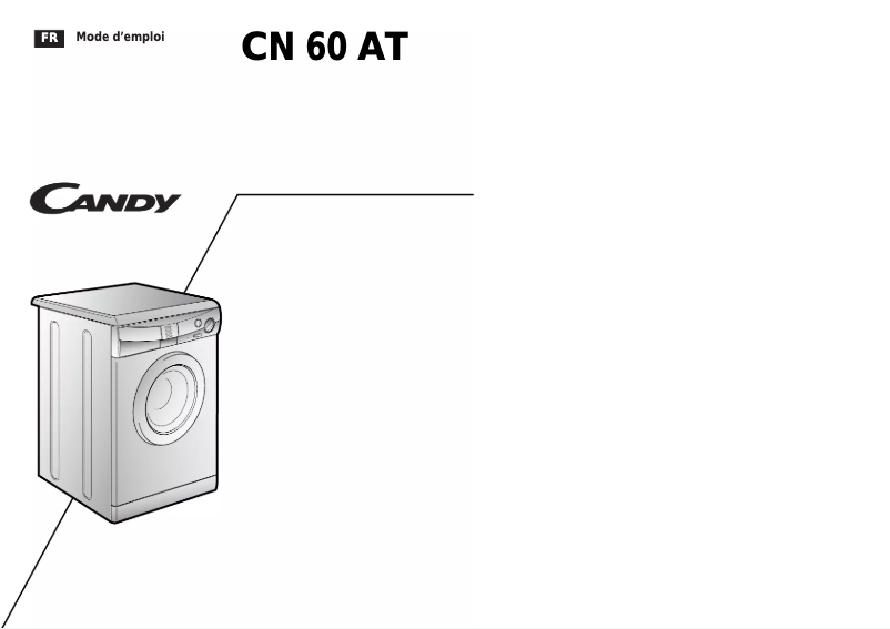 Page 1 de la notice Manuel utilisateur Candy LB CN60AT FR