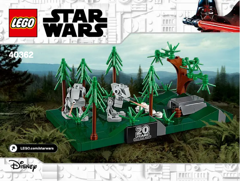 Page 1 de la notice Manuel utilisateur Lego Star Wars 40362