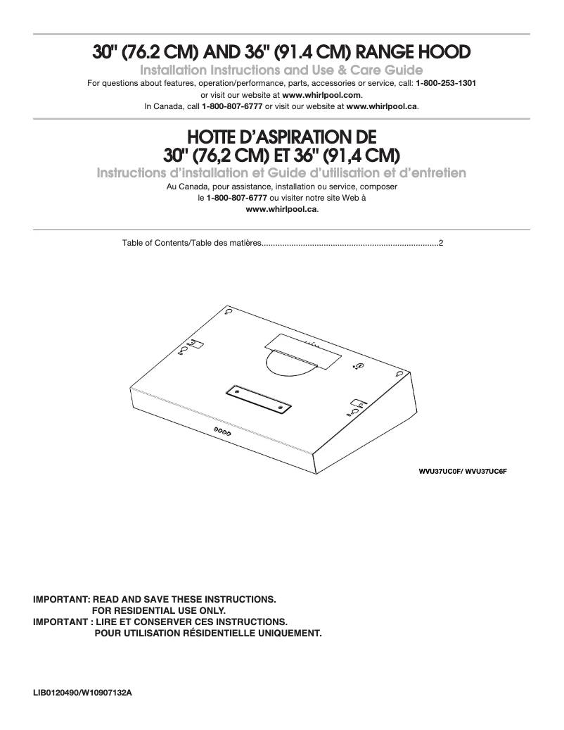 Page n°1 - Mode d'emploi Maytag WVU37UC0FS