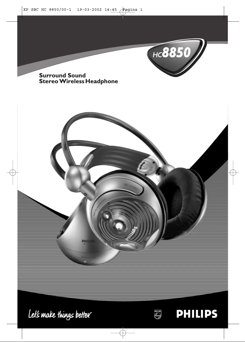 Image de la première page du manuel de l'appareil HC8850