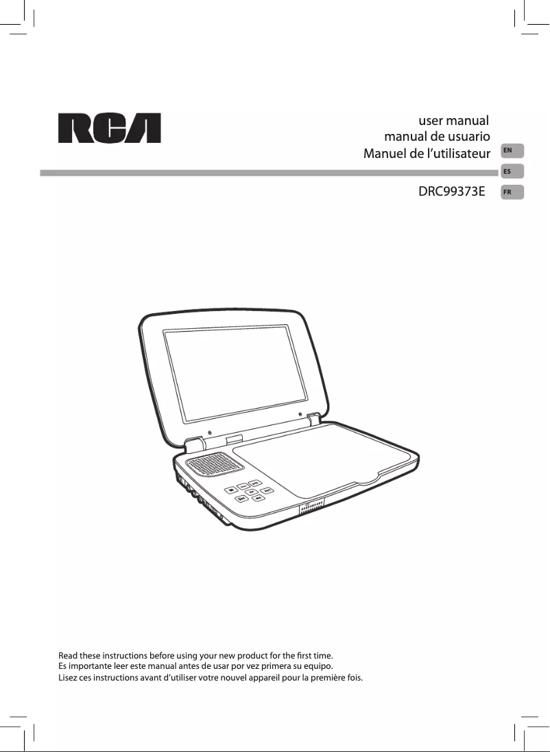 Page 1 de la notice Manuel utilisateur RCA DRC99373E
