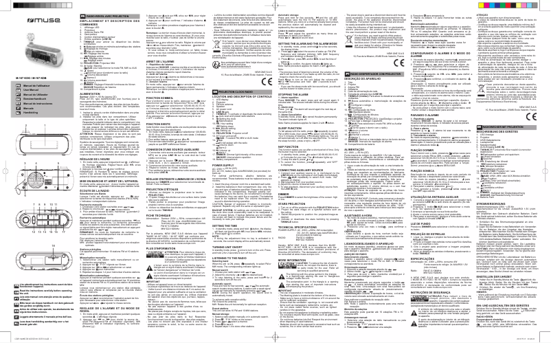 Image de la première page du manuel de l'appareil M-167 KDB