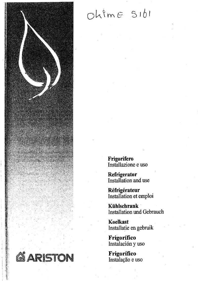 Page n°1 - Manuel utilisateur Ariston Thermo OKIME 5161