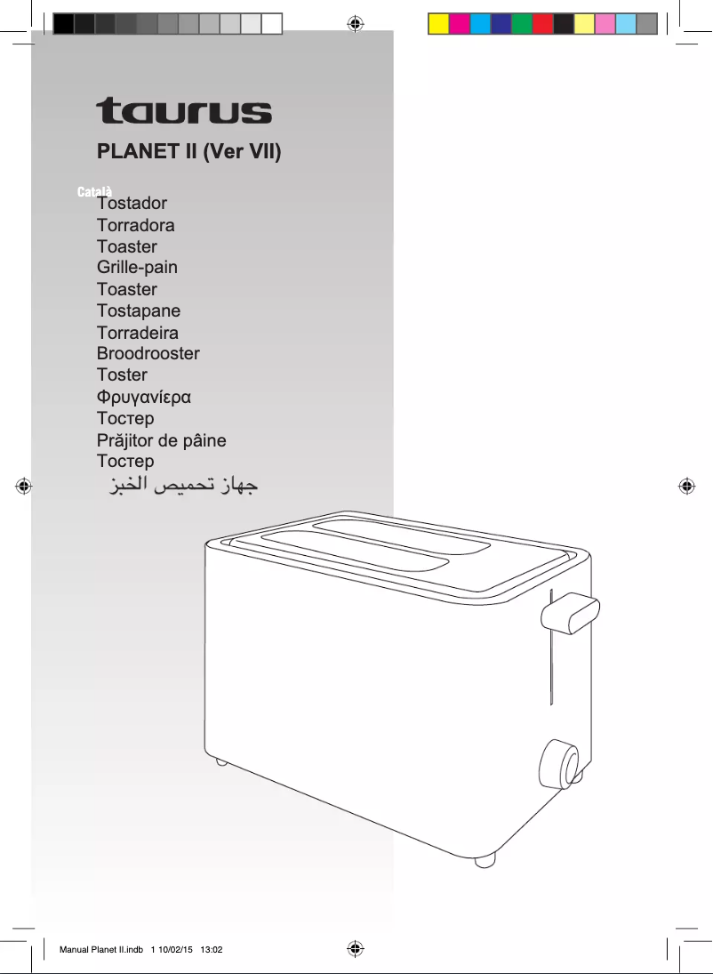 Page 1 de la notice Manuel utilisateur Taurus Planet II