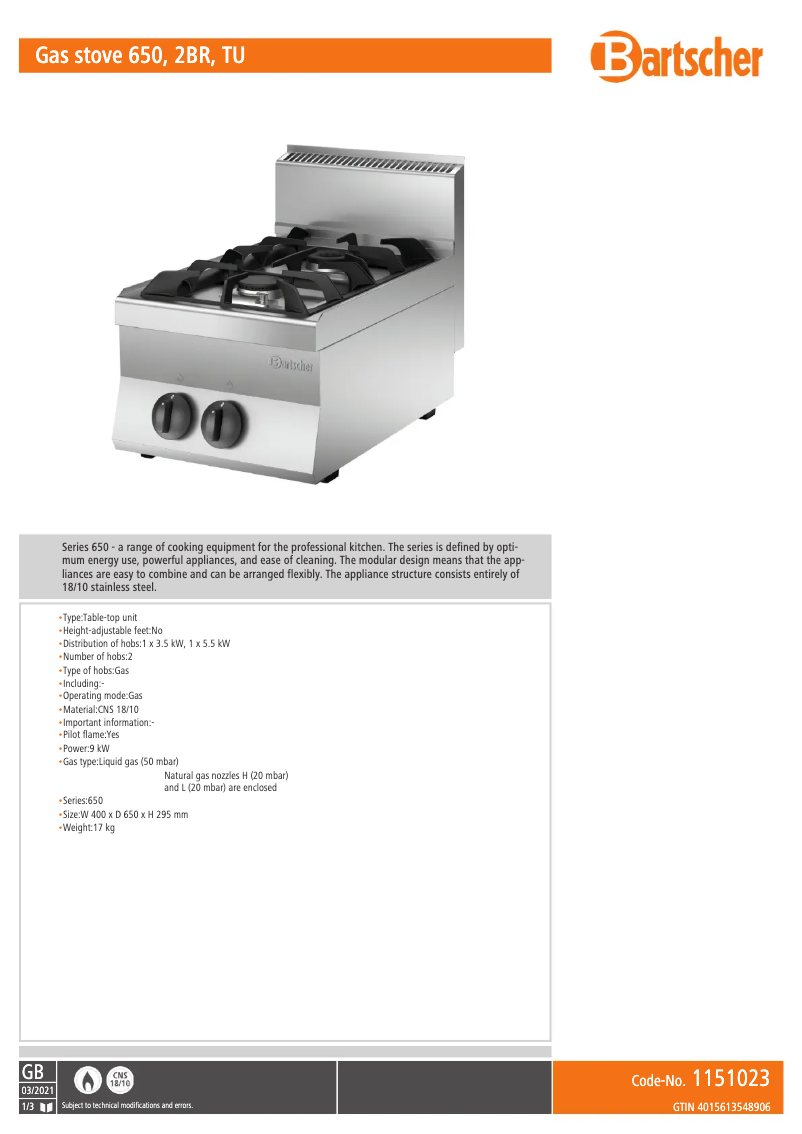 Image de la première page du manuel de l'appareil 1151023