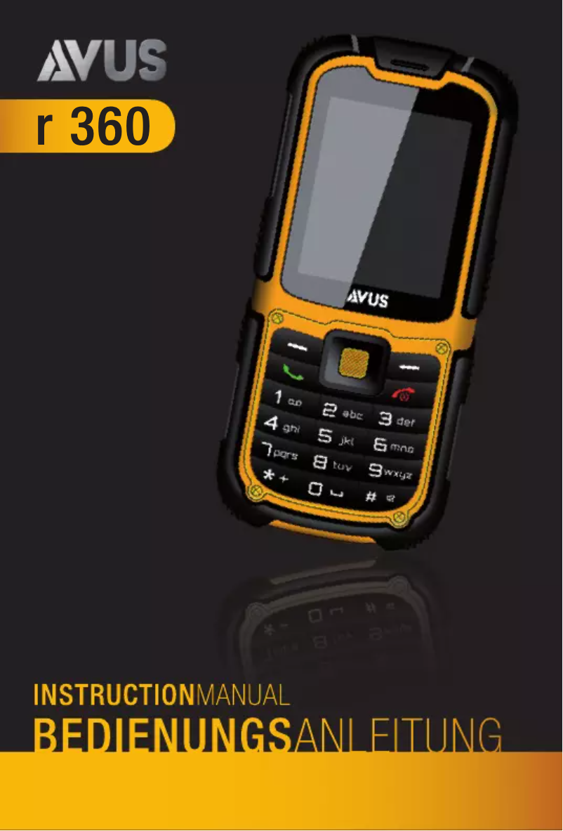 Página 1 del manual Manual de usuario AVUS R360