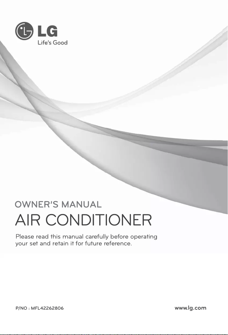 Page n°1 - Manuel utilisateur LG C18AWR-N82