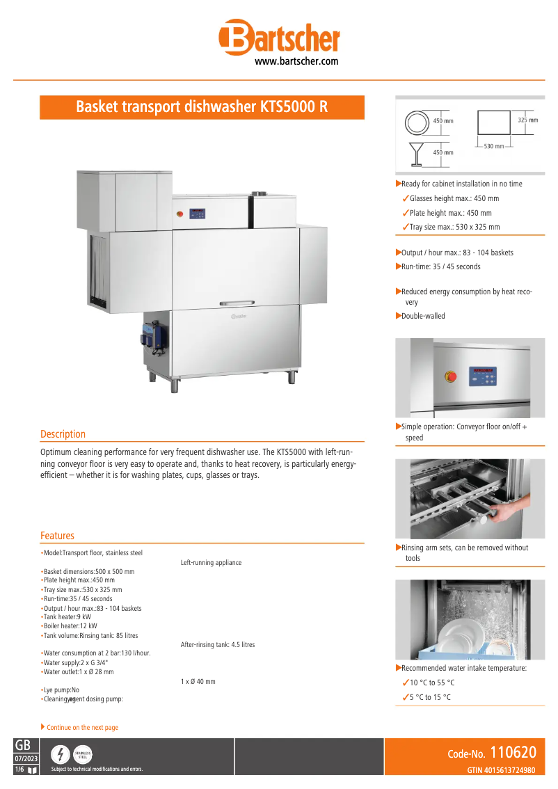 Image de la première page du manuel de l'appareil KTS5000