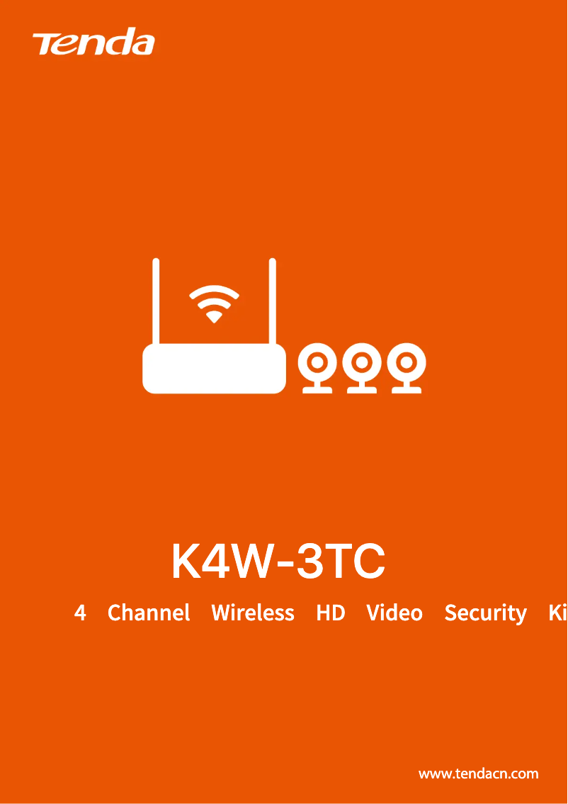 Imagen de la primera página del manual del dispositivo K4W-3TC