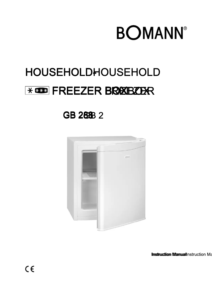 Image de la première page du manuel de l'appareil GB 288