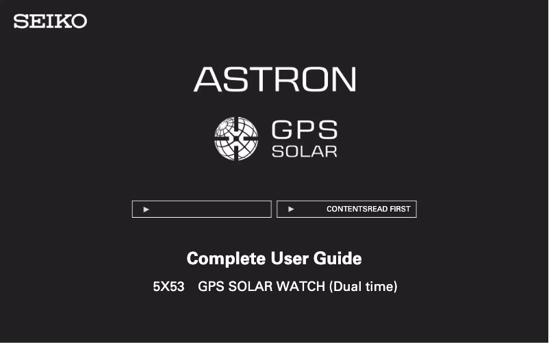 Image de la première page du manuel de l'appareil Astron SSH006J1