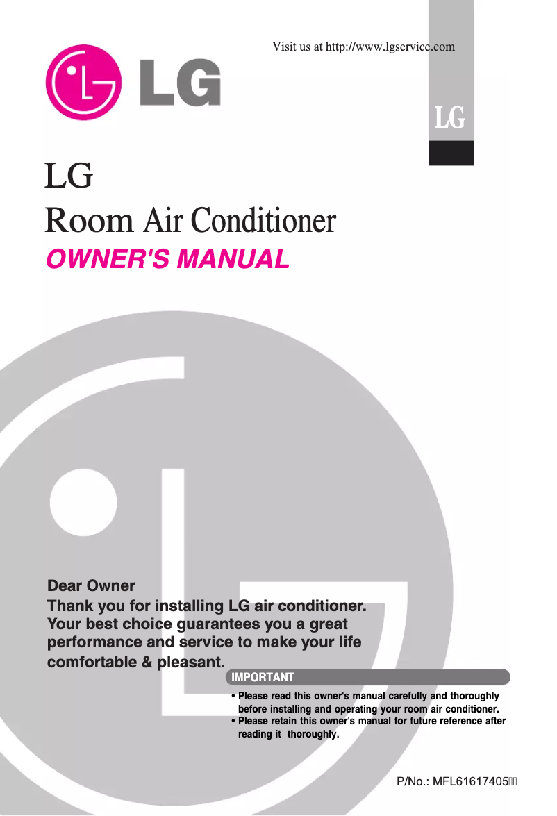 Page n°1 - Manuel utilisateur LG HSNC126B4A0