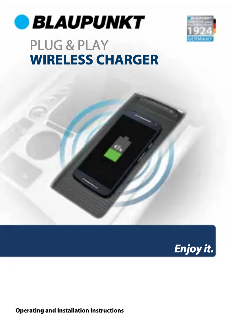 Página 1 del manual Manual de usuario Blaupunkt WCM3KS15F