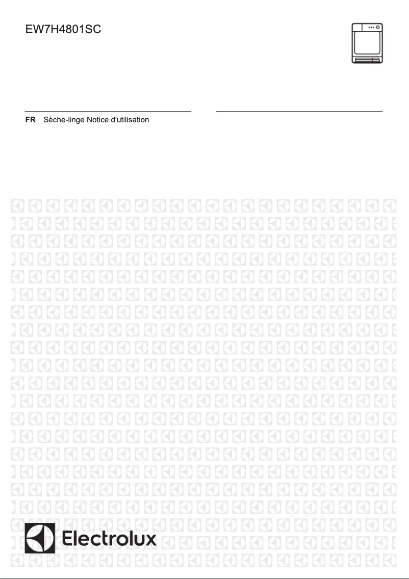 Page 1 de la notice Manuel utilisateur Electrolux EW7H4801SC