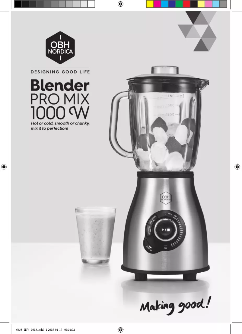 Página 1 del manual Manual de usuario OBH Nordica Pro Mix