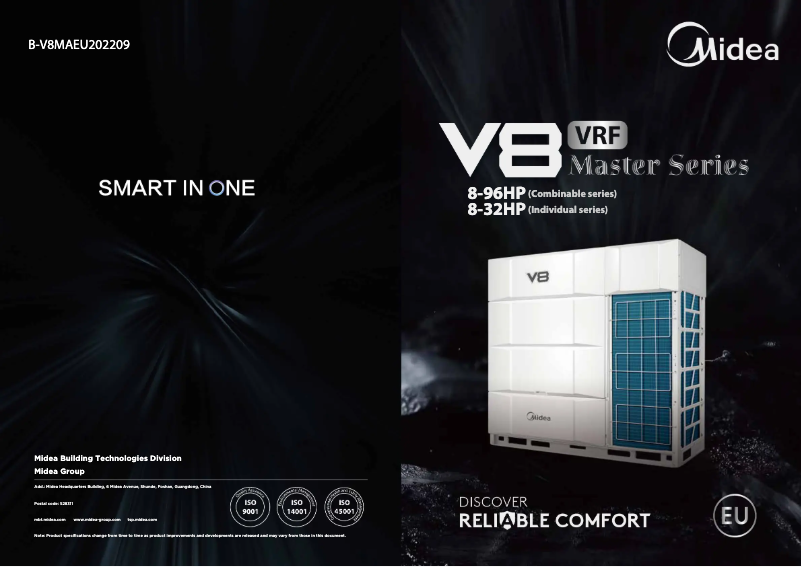 Image de la première page du manuel de l'appareil MV8M-155WV2N8