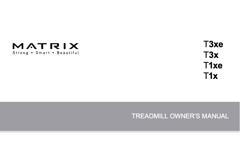 Image de la première page du manuel de l'appareil T3x