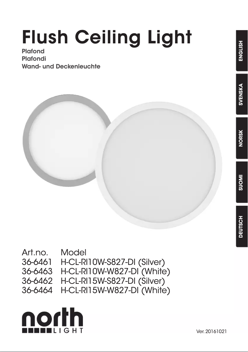 Image de la première page du manuel de l'appareil Flush 36-6461