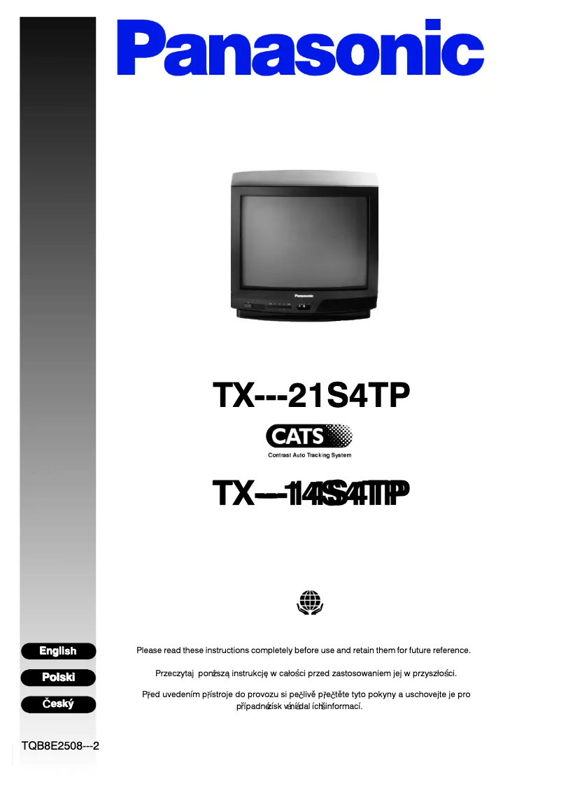 Imagen de la primera página del manual del dispositivo TX-21S4TP