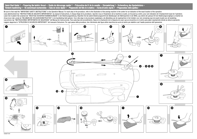 Page n°1 - Manuel utilisateur Brother BM-3500