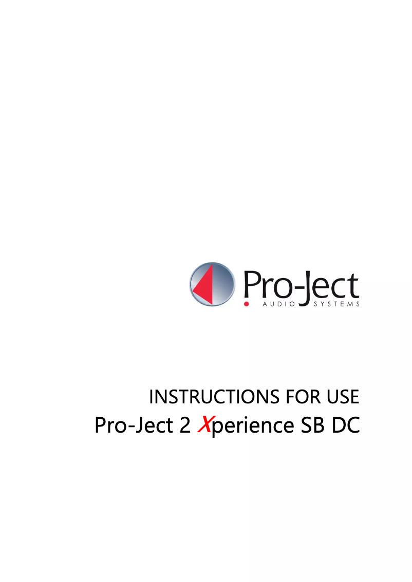 Página 1 del manual Manual de usuario Pro-Ject 2Xperience The Beatles White Album