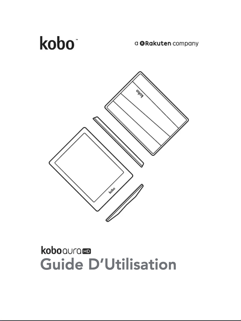 Page 1 de la notice Manuel utilisateur Kobo Aura HD