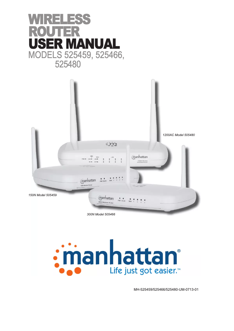 Page 1 de la notice Manuel utilisateur Manhattan 150N