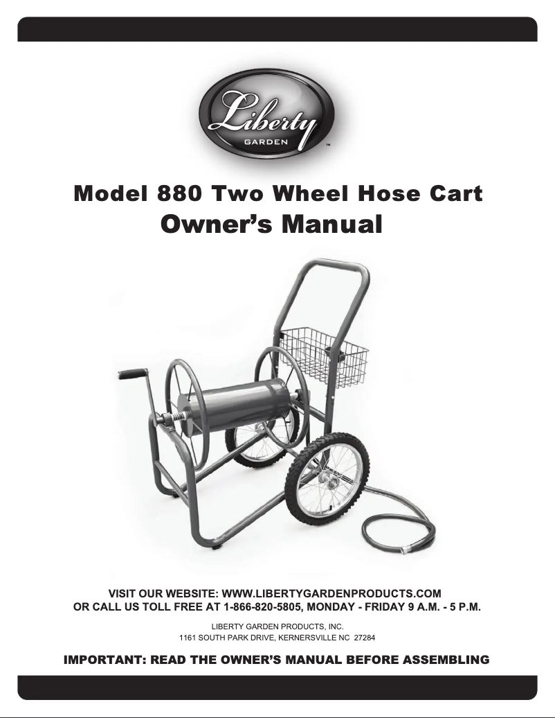 Image de la première page du manuel de l'appareil 880