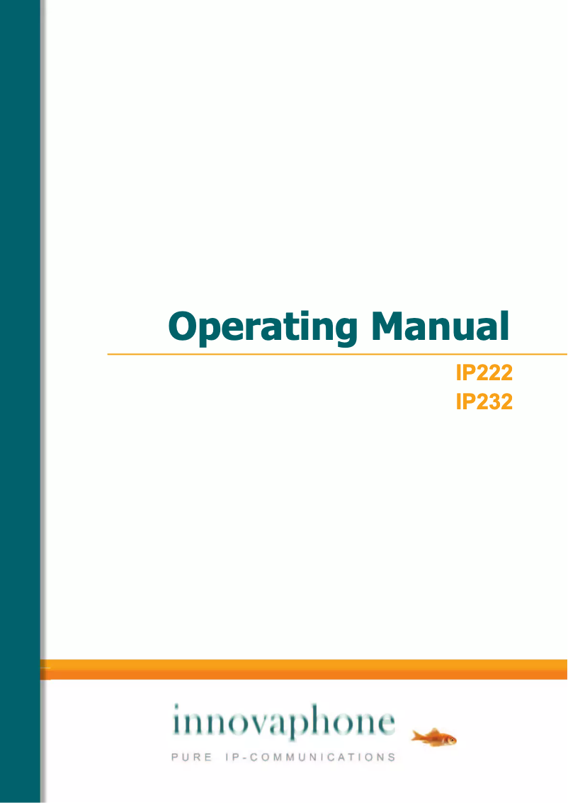 Página 1 del manual Manual de usuario Innovaphone IP232