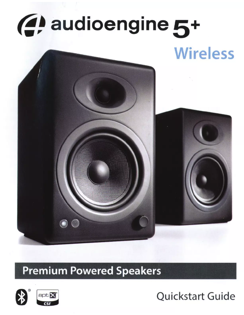 Página 1 del manual Manual de usuario Audioengine 5+ Wireless