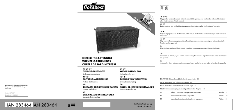 Página 1 del manual Manual de usuario Florabest IAN 283464