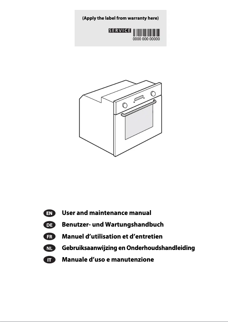 Page 1 de la notice Manuel utilisateur Whirlpool AKP 731 IX
