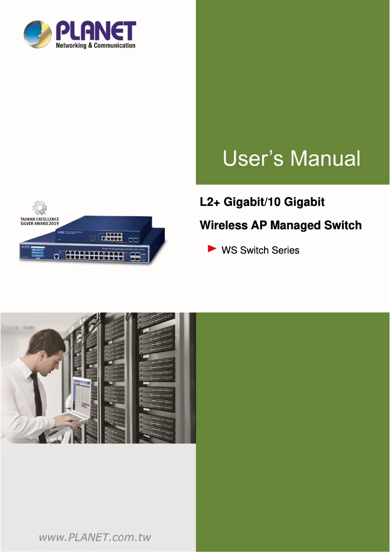 Page 1 de la notice Manuel utilisateur Planet WS-1032P