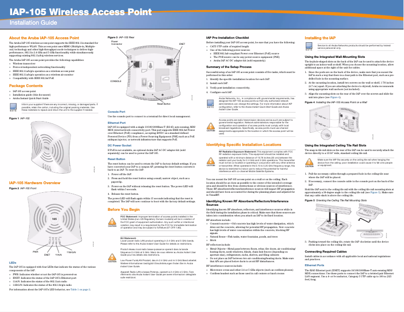 Image de la première page du manuel de l'appareil Instant 100