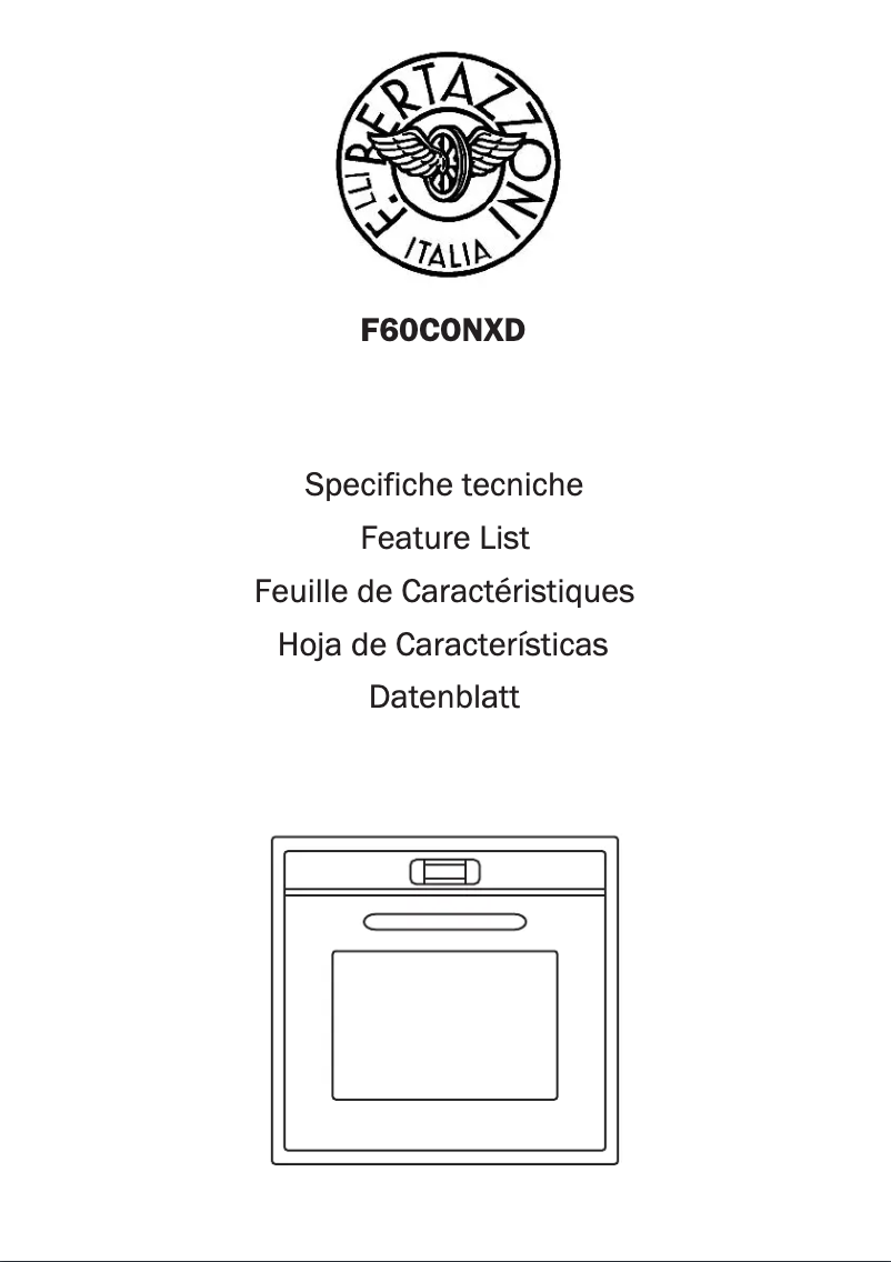 Image de la première page du manuel de l'appareil F60 CON XD/12