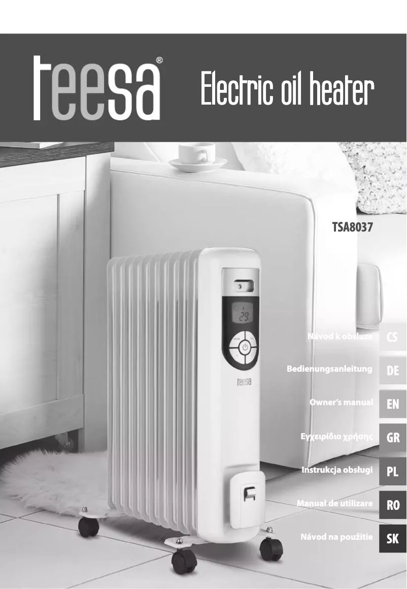 Page 1 de la notice Manuel utilisateur Teesa TSA8037